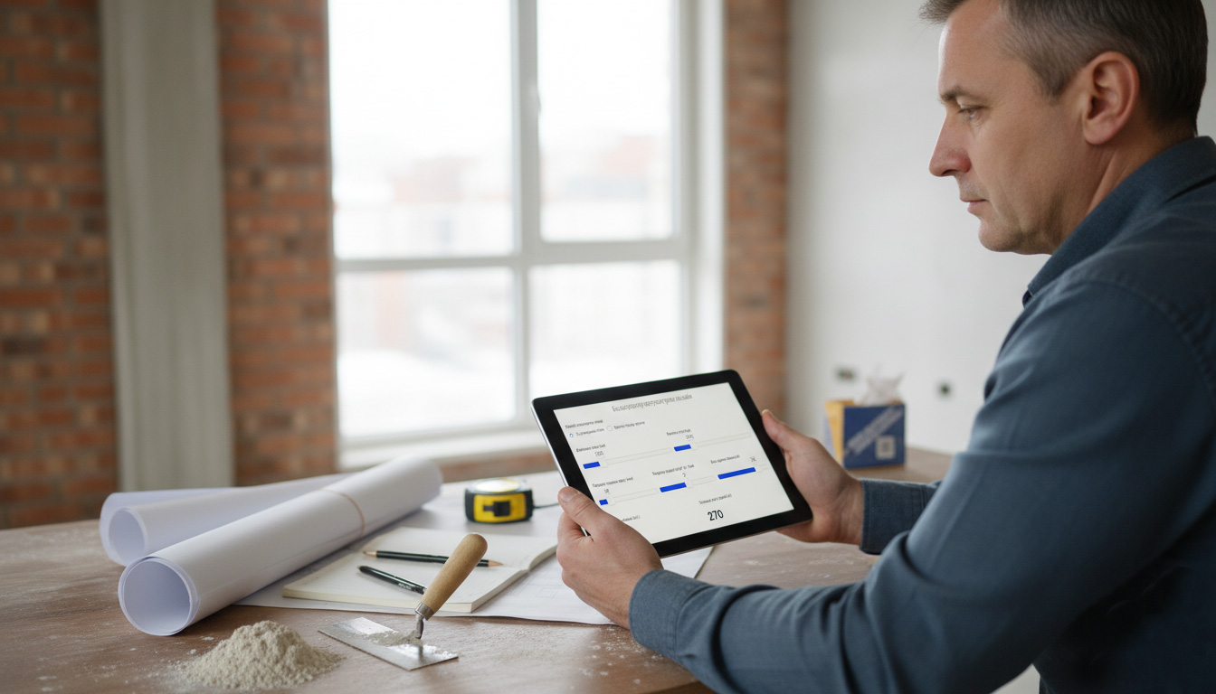 Розрахунок штукатурки онлайн Онлайн-калькулятор для розрахунку штукатурки – зручний інструмент для точного визначення необхідних матеріалів.