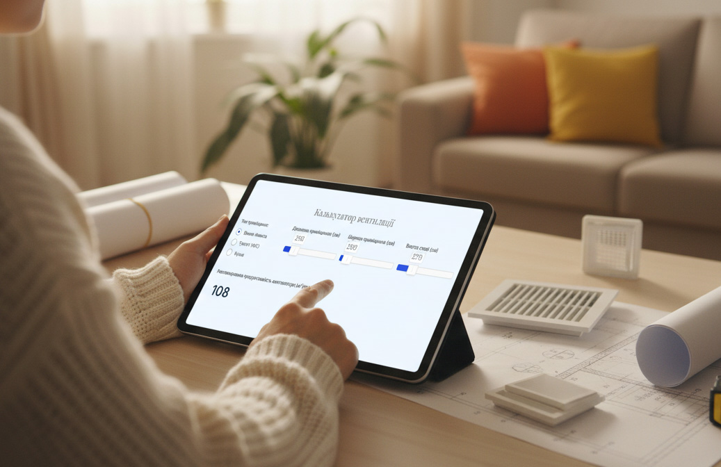 Розрахунок вентиляції онлайн Онлайн калькулятор вентиляції для дому: розрахунок системи вентиляції 2026 року