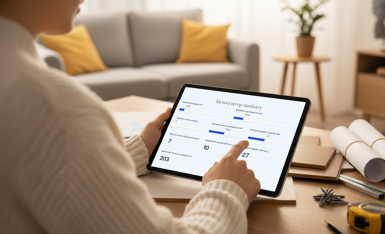 Точний розрахунок ламінату: економія та ідеальна підлога — калькулятор ламінату