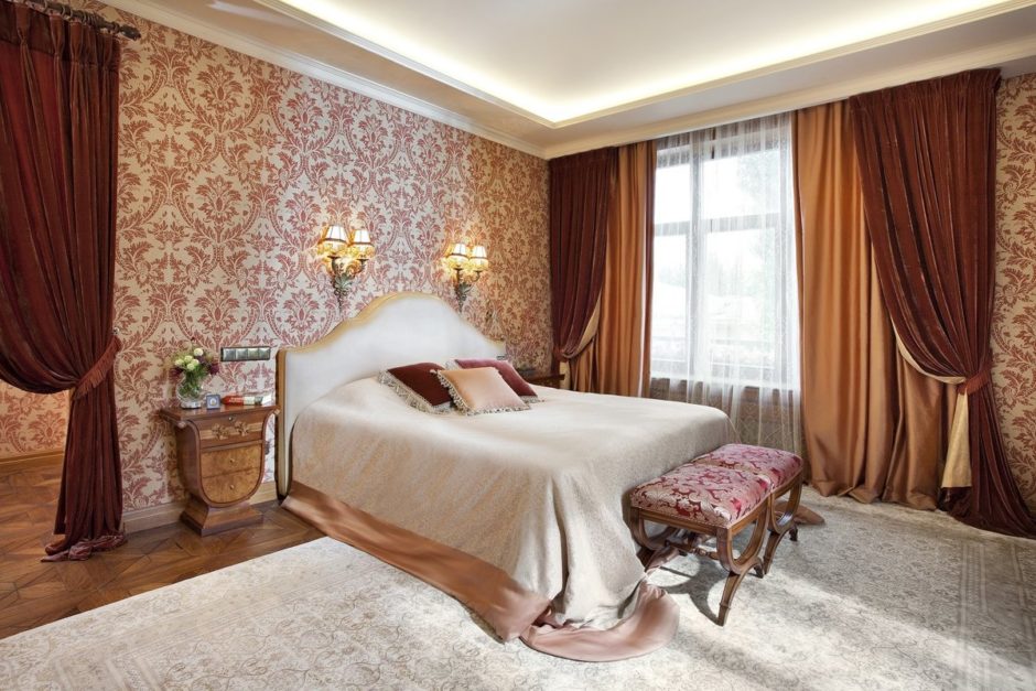 Бордовий: тренд 2026 Інтер'єр з бордовими шторами: поєднання кольорів 2026, стильний дизайн кімнати.