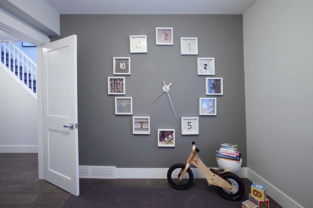 Годинник для дитячої Яскравий настінний годинник з цифрами у дитячій кімнаті, акцент інтер'єру 2026