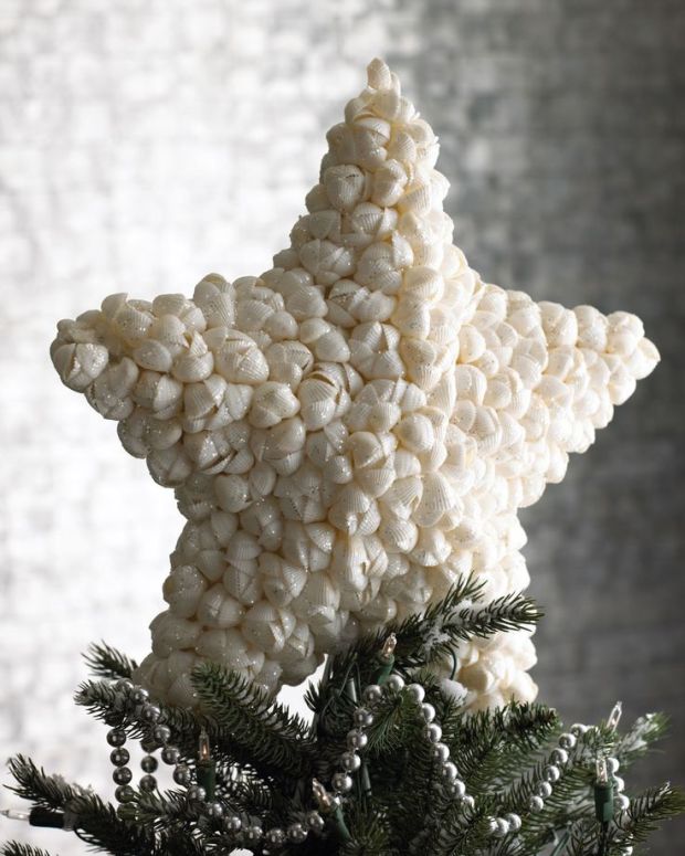 Новорічний декор Декор із черепашок для новорічної ялинки: морський акцент в інтер'єрі 2026.