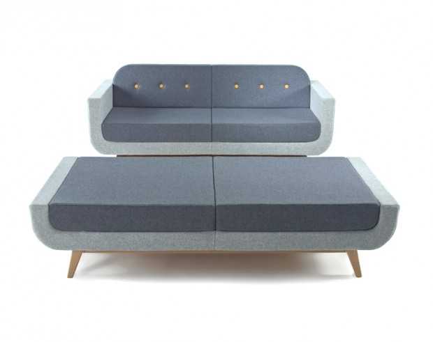 Диван з виставки Вишуканий диван з виставки Clerkenwell Design Week у Лондоні, сучасний вигляд