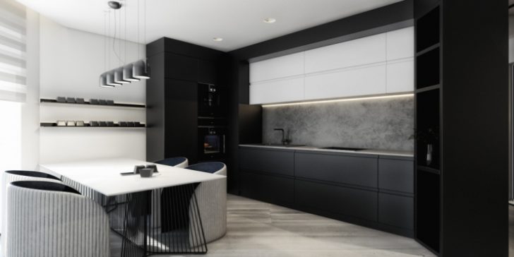 Кухня з МДФ Сучасні кухонні меблі з МДФ емаль: стильний мінімалізм для вашої кухні 2026