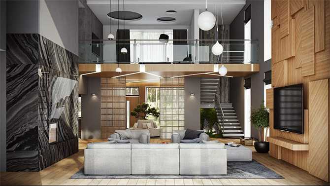 Японський мінімалізм в котеджі Дизайн інтер'єру котеджу в стилі мінімалізм з елементами японського стилю.