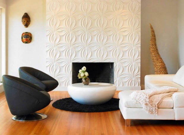 Білі текстурні шпалери як стильний акцент в інтер'єрі маленької квартири 2026