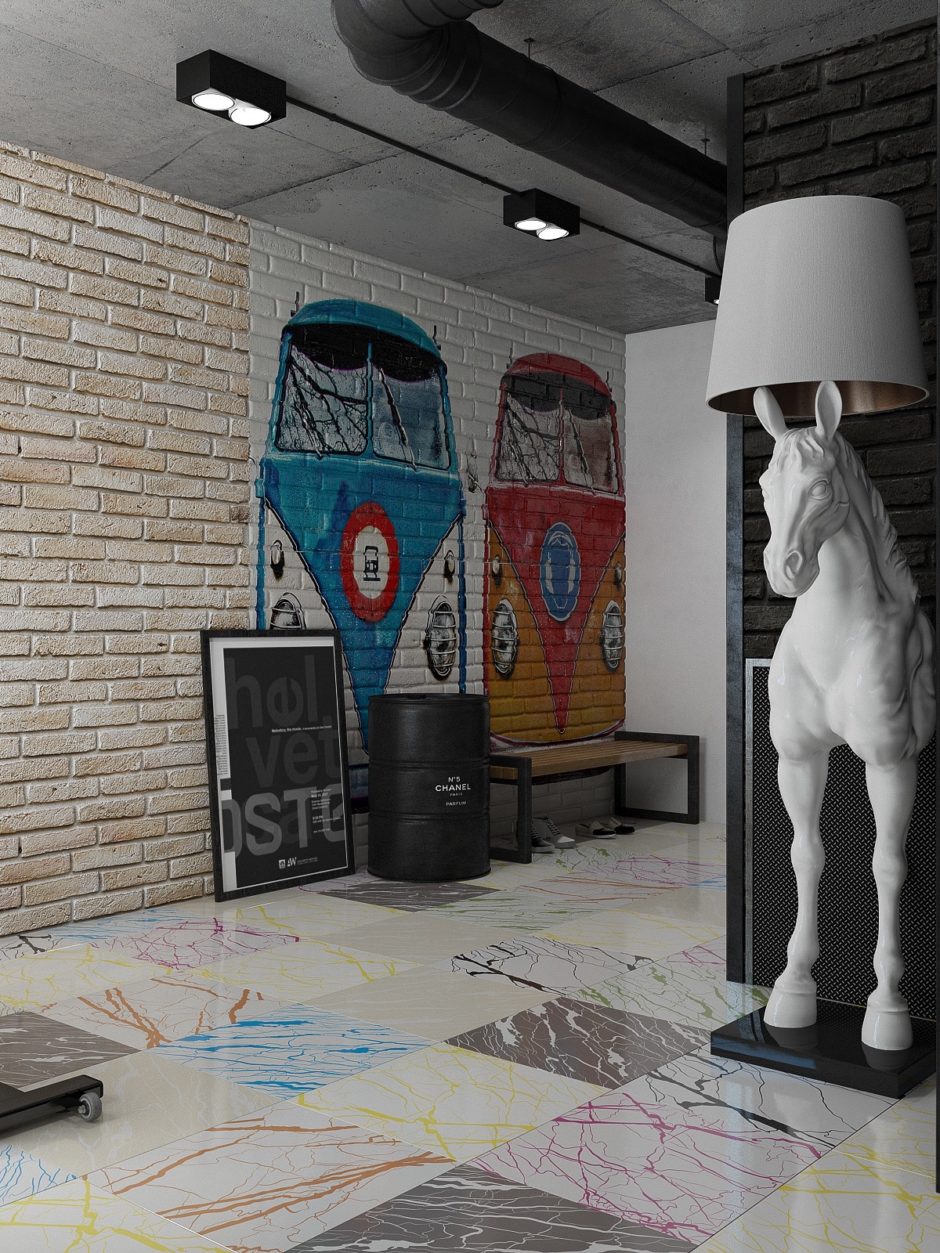 Лофт: елегантність та стиль Елегантна стеля в стилі лофт з використанням декоративних елементів та прихованого освітлення, 2026