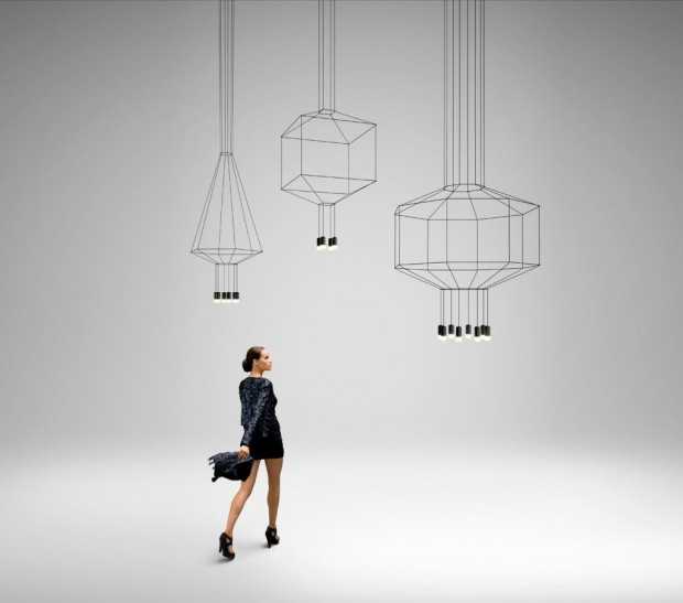 WIREFLOW: 2D Освітлення Елегантні світильники WIREFLOW створюють візуально 2D освітлення в сучасному інтер'єрі.