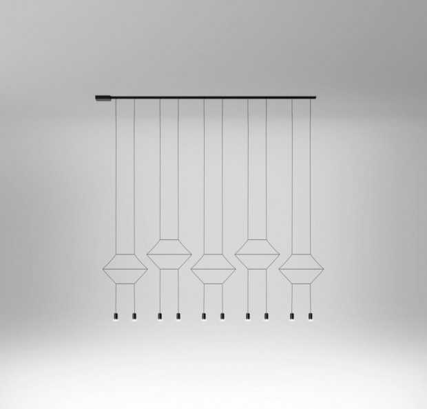 WIREFLOW: Інтер'єр Сучасний інтер'єр з підсвічуванням WIREFLOW: ефектне 2D освітлення.