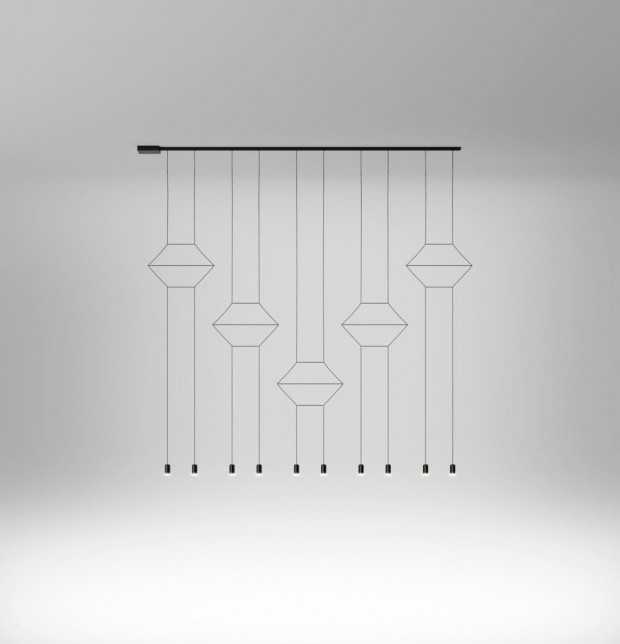 WIREFLOW: Геометрія Геометричні світильники WIREFLOW, що візуально створюють 2D освітлення в сучасному стилі.