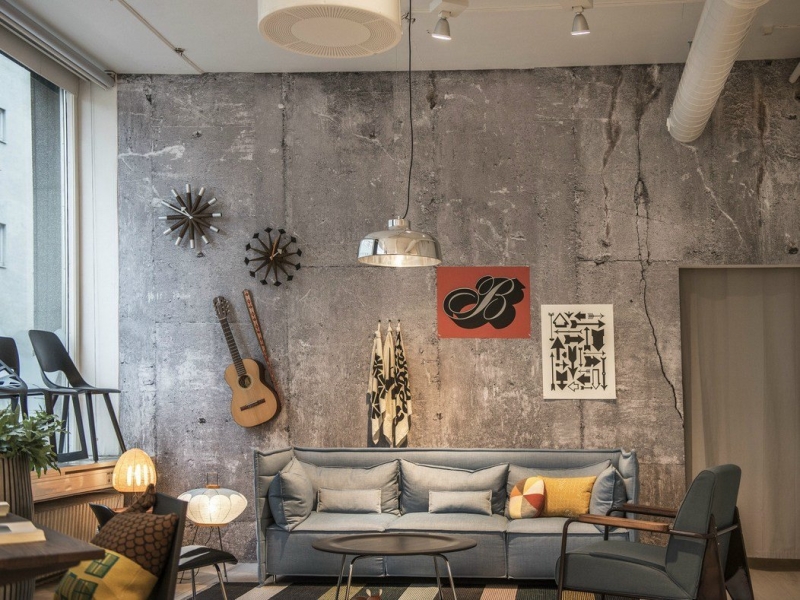 Сучасна декоративна штукатурка під бетон в інтер'єрі гранж 2026: мінімалізм та стиль.