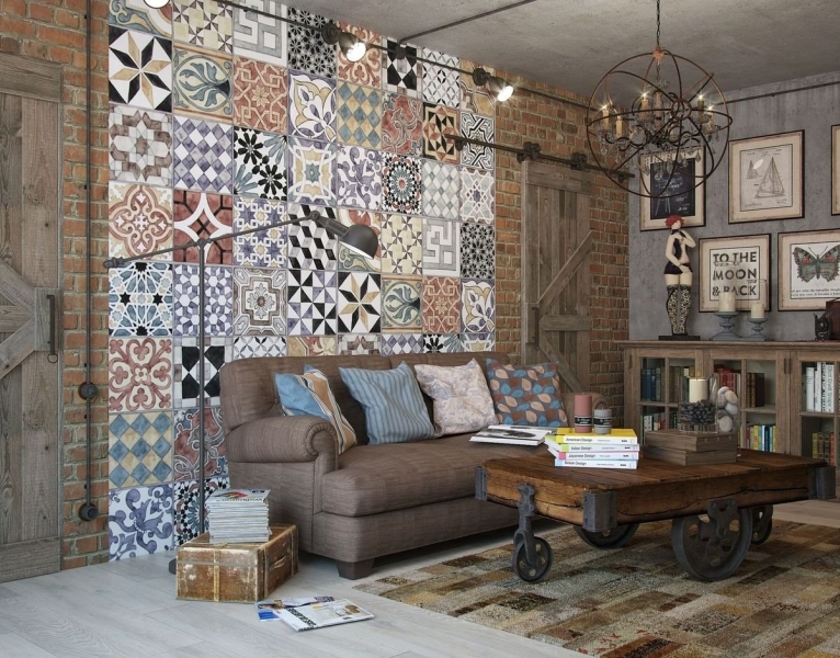 Клінкерна та керамічна плитка в інтер'єрі гранж 2026: практичність та естетика.