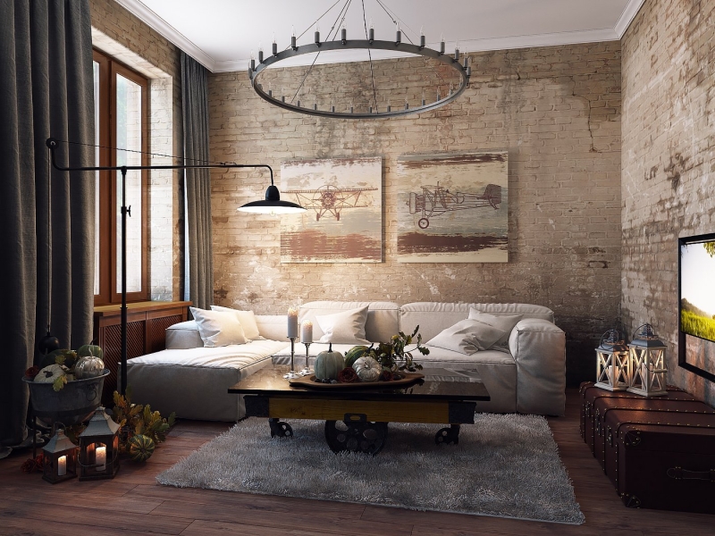 Вінтажні меблі та декор як невід'ємна частина інтер'єру в стилі гранж 2026.