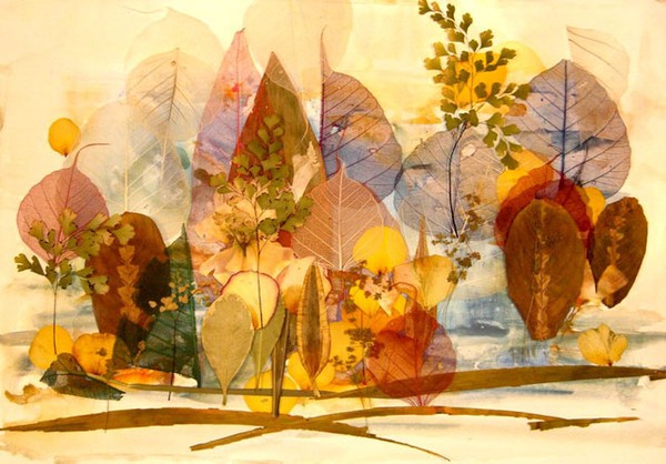 Картина з осіннього листя Осінній декор 2026: картина із сухого листя, зроблена своїми руками – затишок та натхнення.