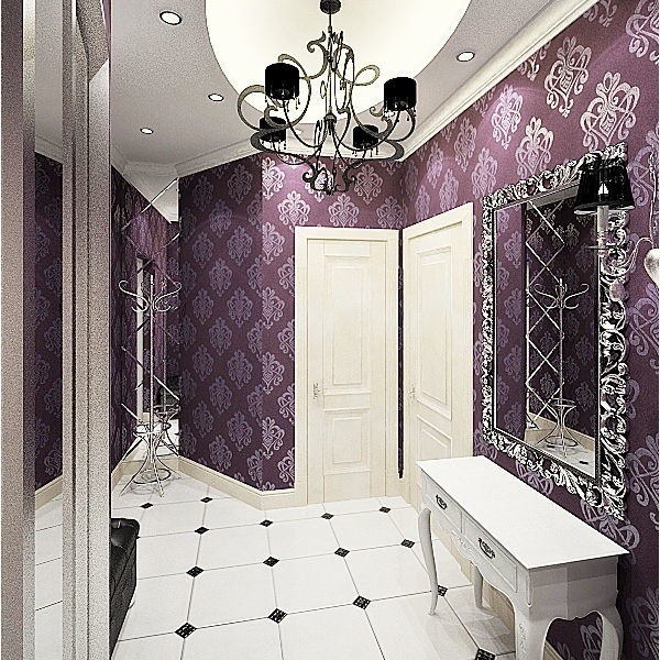 Елегантність в деталях Елегантний інтер'єр вузького коридору з використанням сучасних елементів дизайну.