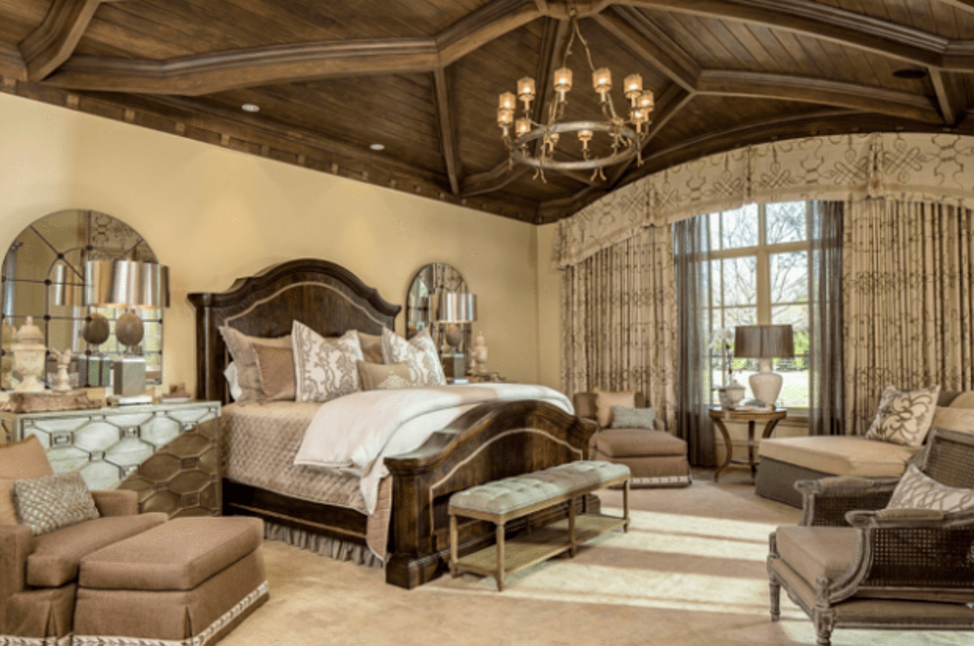 Дім мрії в Далласі Розкішний будинок 2026 у Далласі: інтер'єр з використанням природних матеріалів у вітальні.