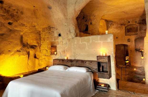 Стиль Le Grotte Стильний інтер'єр готелю Le Grotte della Civita в Матері: дизайн 2026, Італія