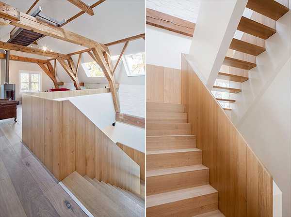 Історія в мінімалізмі 2026 Мінімалістичний інтер'єр: дерев'яні балки, що нагадують про історію старовинної будівлі, 2026 рік.