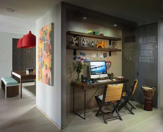 Гра в інтер'єрі Інтер'єр дитячої кімнати з елементами гри: дизайн з Нью-Йорка натхнення.