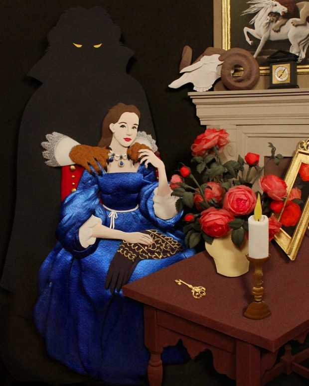 Мініатюри для натхнення Мінімалістична мініатюра з паперу на стіні, сучасний дизайн 2026 року в квартирі.