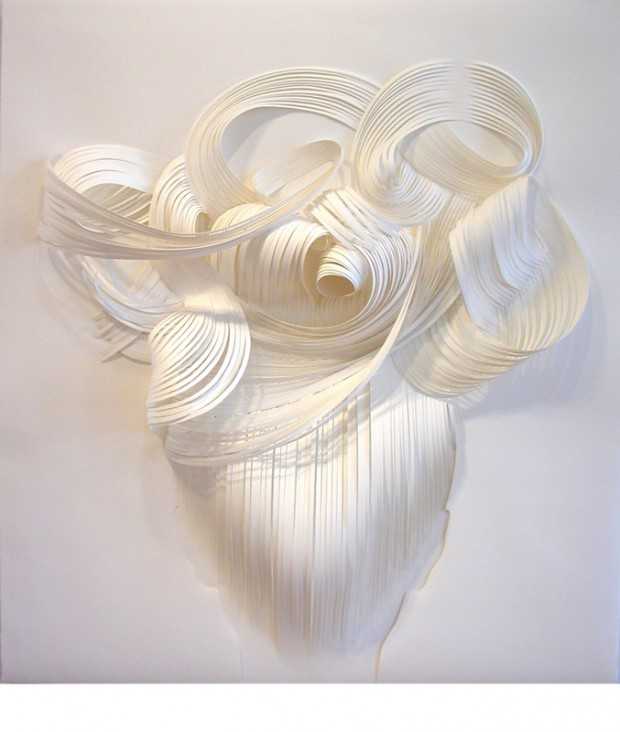 Акцент паперовим мистецтвом Сучасна паперова скульптура 2026 року: акцент в інтер'єрі, створений в корейській техніці.