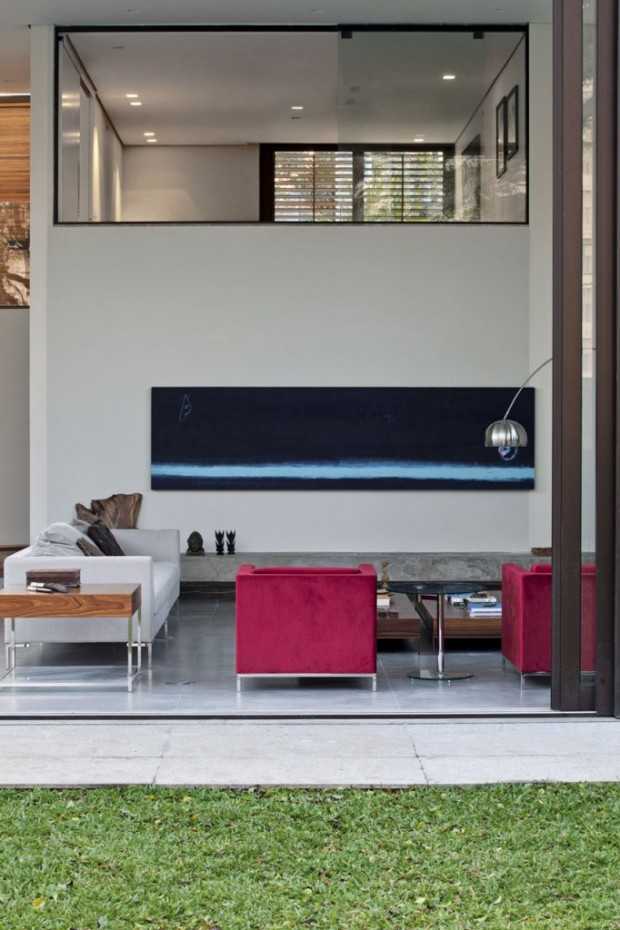 Екстер'єр Vila Madalena Вид на заміський будинок Vila Madalena, сучасна бразильська архітектура 2026.