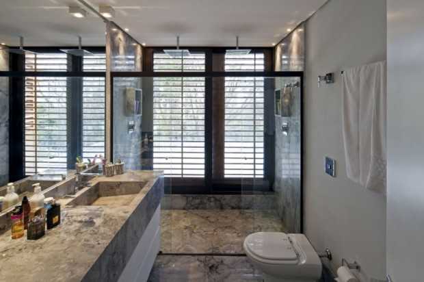 Vila Madalena: Спальня Мрії Дизайн спальні в заміському будинку Vila Madalena: мінімалізм, великі вікна та природне освітлення.