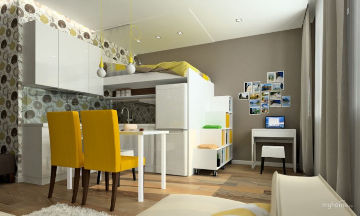 Функціональний дизайн двокімнатної квартири після перепланування з акцентом на зонування простору