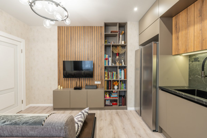 Кольоровий код Книги на полицях, розставлені за кольорами, створюють цікавий візуальний ефект.