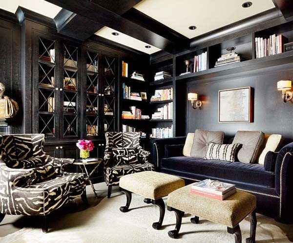 Чорний колір в інтер'єрі Сучасний дизайн інтер'єру з використанням чорного кольору в нейтральній палітрі 2026 року.