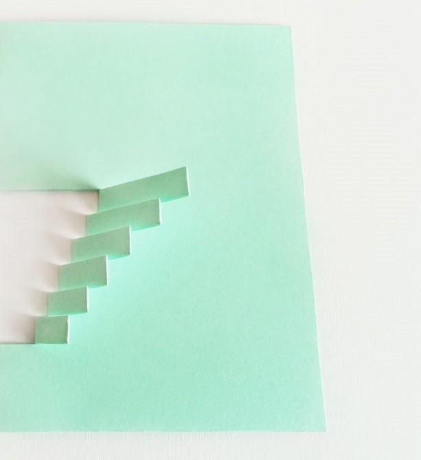 Привітання своїми руками Креативна 3D відкритка з паперу, зроблена власноруч, ідея для привітання.