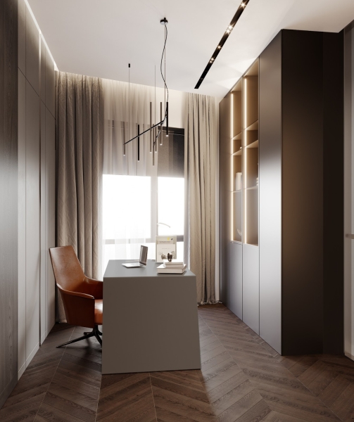 Текстура тканини штор Тканинні штори в інтер'єрі додають текстуру та колір, створюючи затишну атмосферу в кімнаті.