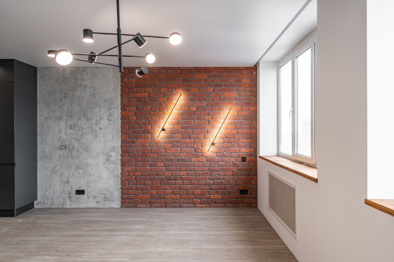 Цегляна стіна Цегляна стіна в інтер'єрі: стильний лофт-дизайн як альтернатива шпалерам у 2026 році.