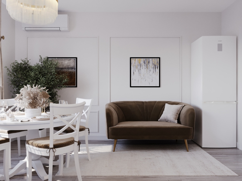 Сині стіни Глибокий синій колір стін як стильна альтернатива шпалерам у 2026 році.