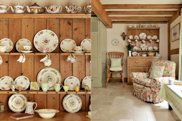 Кольоровий посуд Яскравий керамічний посуд: тарілки, миски, чашки різних кольорів та форм на полиці.