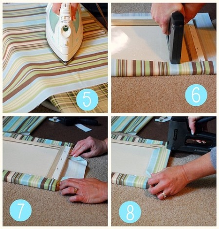 Надійна фіксація Використання степлера для надійної фіксації полотна тканини на рамі.