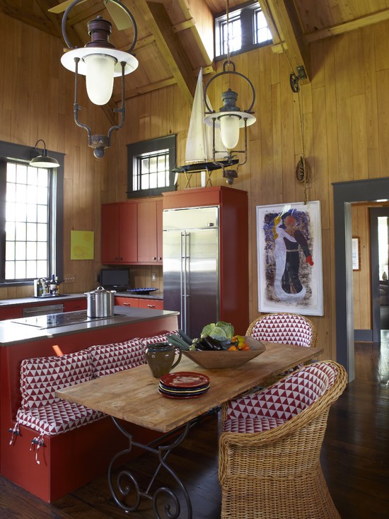 Мінімалістична червона кухня Червона кухня в стилі мінімалізм: лаконічний та сучасний дизайн інтер'єру