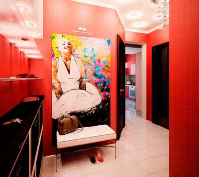 Червоні стіни: стильно! Червоні стіни в передпокої: стильне та оригінальне рішення для вашого дому