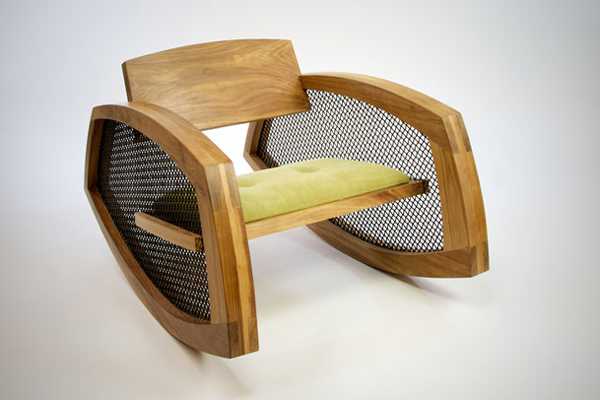 Стильний акцент Дизайнерське крісло-гойдалка з дерева волоського горіха: сучасний стиль 2026