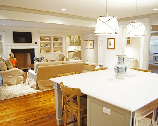 Кухня-вітальня 20 кв.м Сучасний дизайн кухні-вітальні 20 кв. м з вдалим зонуванням у 2026 році