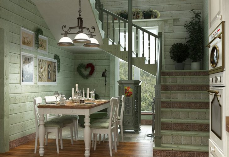 Дубові сходи для квартири Елегантні дерев'яні сходи з дуба, що ідеально підходять для маленької квартири