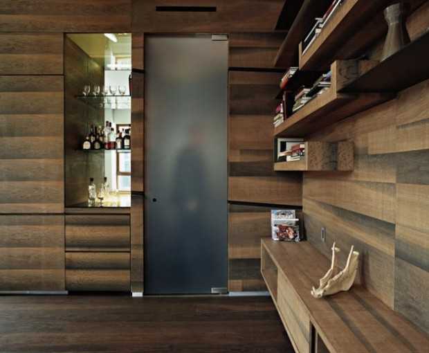 Скло і метал Інтер'єр квартири в стилі лофт в Нью-Йорку 2026 з використанням скла та металу.