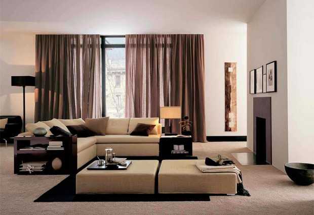 Сучасний мінімалізм Мінімалістичний інтер'єр з меблями в стилі хай-тек, що підкреслюють сучасний дизайн квартири.