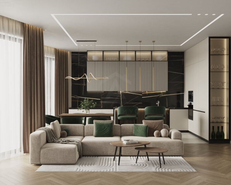 Відпочинок з комфортом Комфортний диван з подушками для оптимальної підтримки попереку та відпочинку