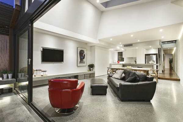 Бетон та мінімалізм Сучасний будинок 2026: дизайн інтер'єру з бетонними елементами та мінімалізмом в Мельбурні.