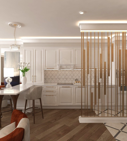 Зонування металом і склом Стильна перегородка з металу та скла для зонування простору в стилі лофт 2026.