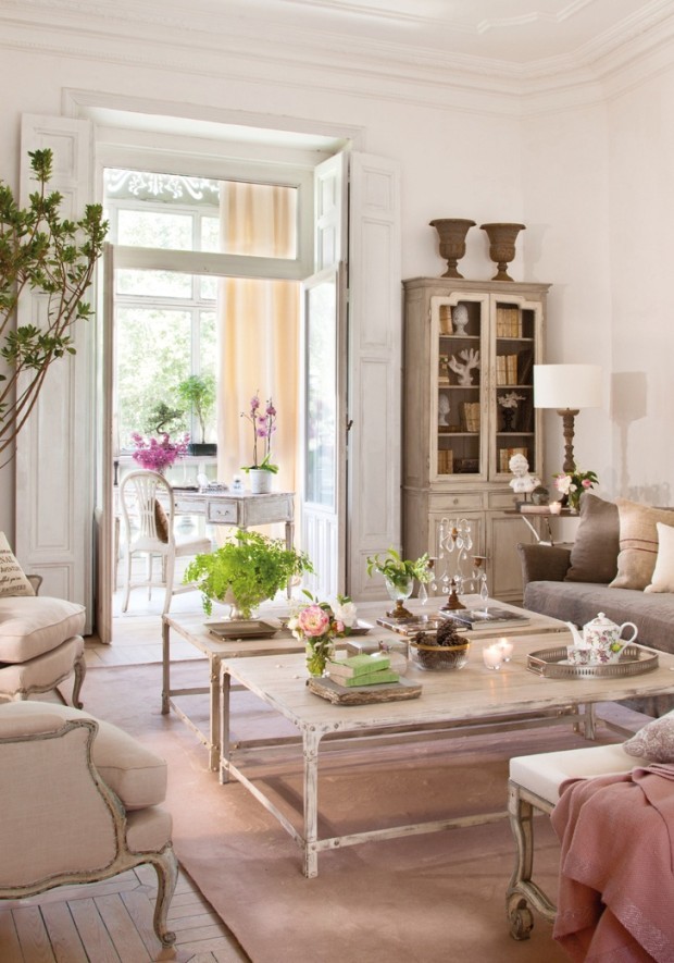 Квіти в Провансі Живі квіти у вазі: ніжний декор вітальні в стилі Прованс 2026