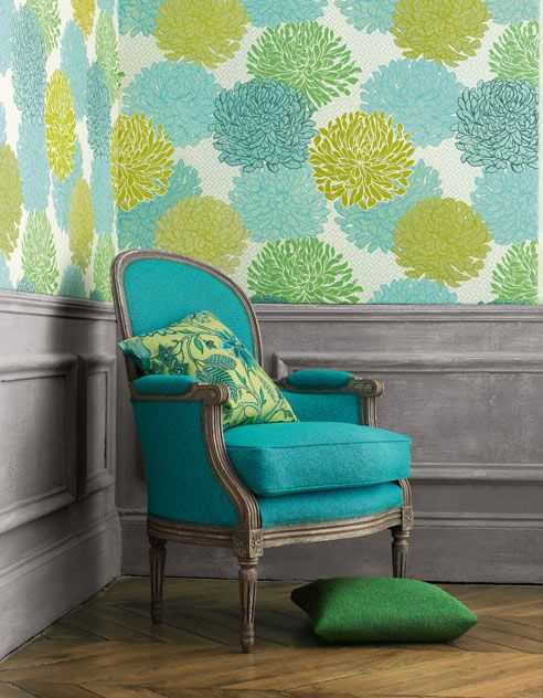 Великі квіткові бутони Шпалери в квіточку 2026: великі бутони квітів для елегантної спальні в англійському стилі