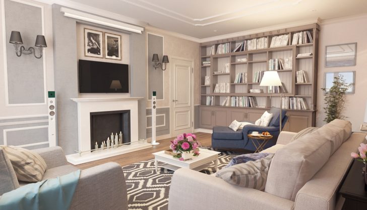 Класична елегантність 2026 Елегантна вітальня в класичному стилі 2026: розкішні меблі та гармонійний простір