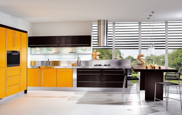 Мінімалізм у жовтому Чорно-жовта кухня в стилі мінімалізм: сучасний дизайн 2026 з акцентом на контрасті.